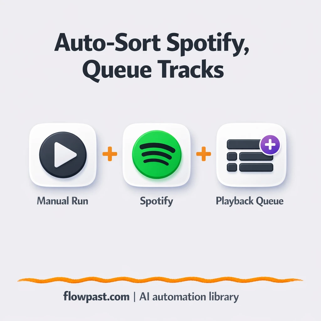 Spotify + YouTube Music: playlists stay synced - n8n workflow automation template