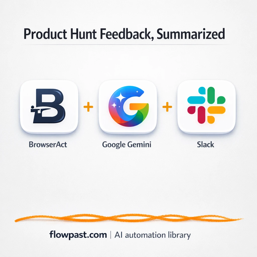 Product Hunt insights to Google Sheets + Slack - n8n workflow automation template