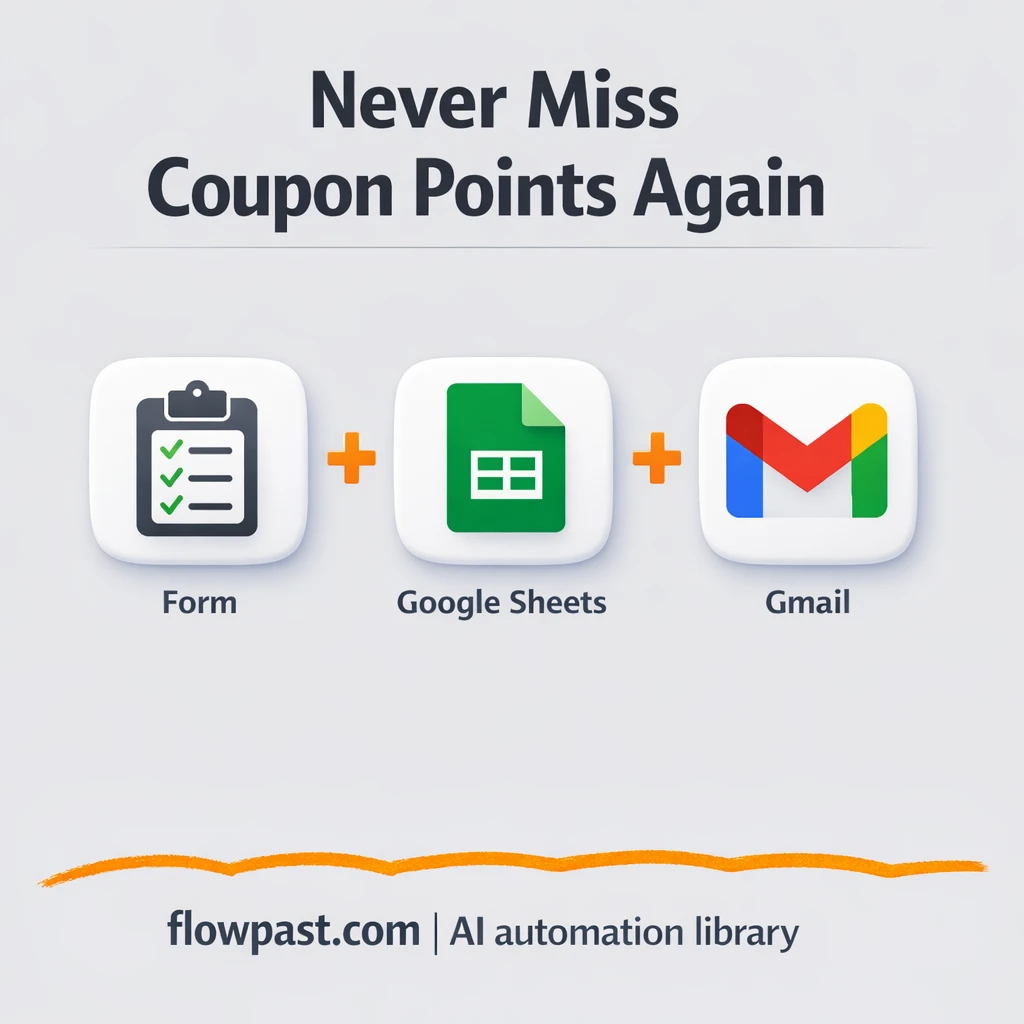 Google Sheets + Gmail: never miss points proof again - n8n workflow automation template
