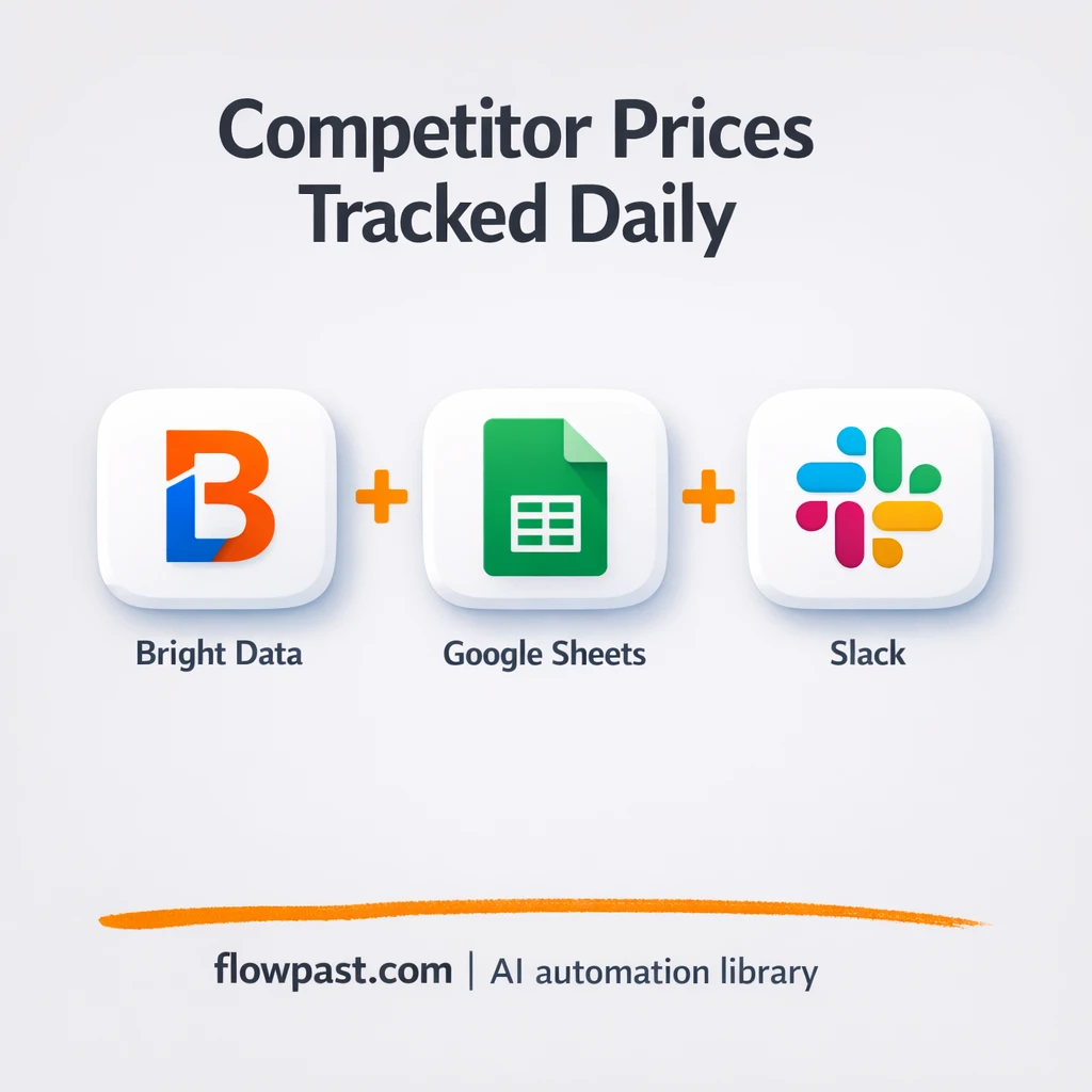 Bright Data to Google Sheets, pricing stays current - n8n workflow automation template