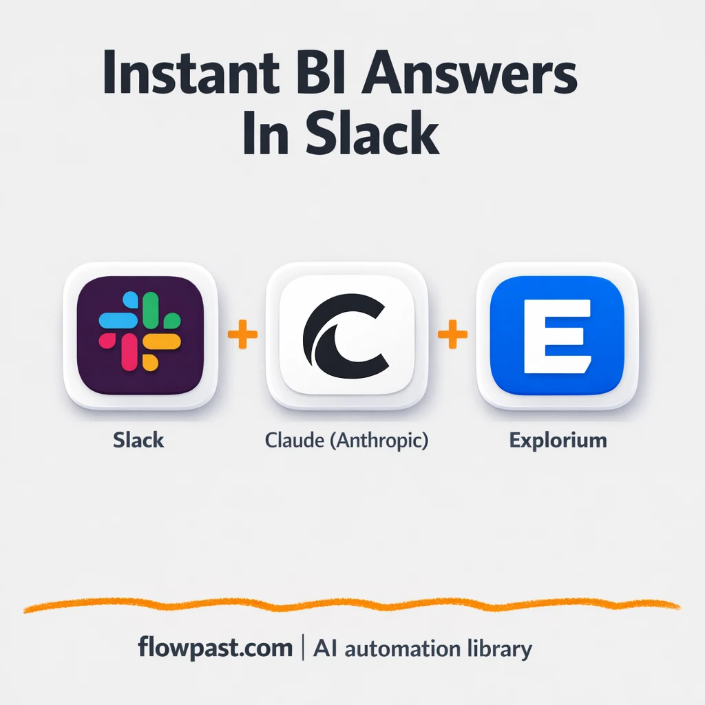 Slack + Claude: BI answers right inside your threads - n8n workflow automation template