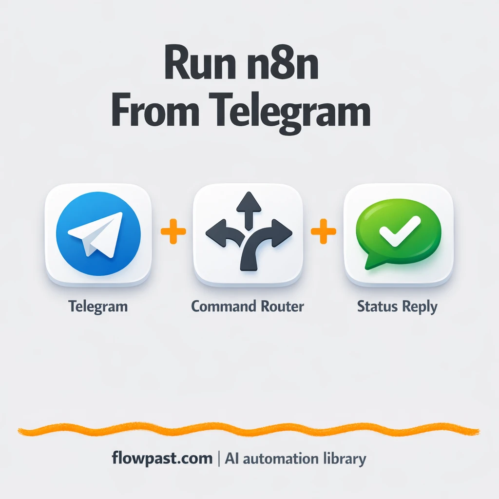 Telegram + Gmail: run requests by command, fast - n8n workflow automation template