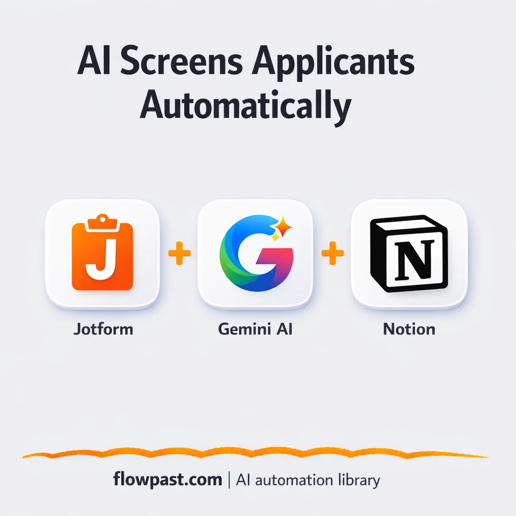 Jotform to Notion, ranked candidates with Slack pings - n8n workflow automation template