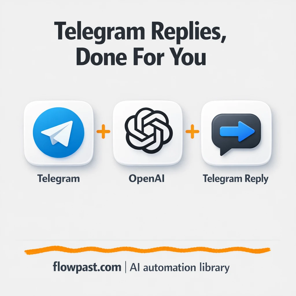 Telegram + OpenAI: smarter replies for text and voice - n8n workflow automation template