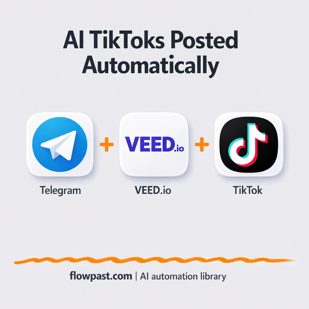 Telegram + Google Sheets, TikTok posts tracked clean - n8n workflow automation template