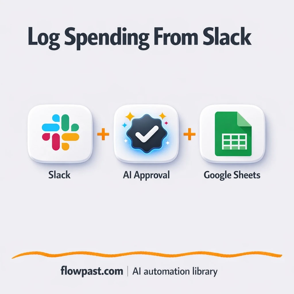 Slack to Google Sheets, effortless expense tracking - n8n workflow automation template
