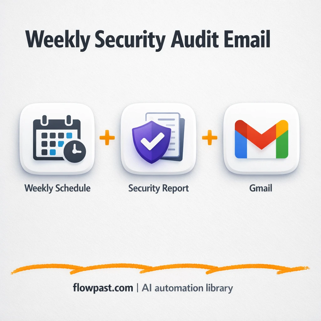 Gmail security audit emails you can forward with ease - n8n workflow automation template