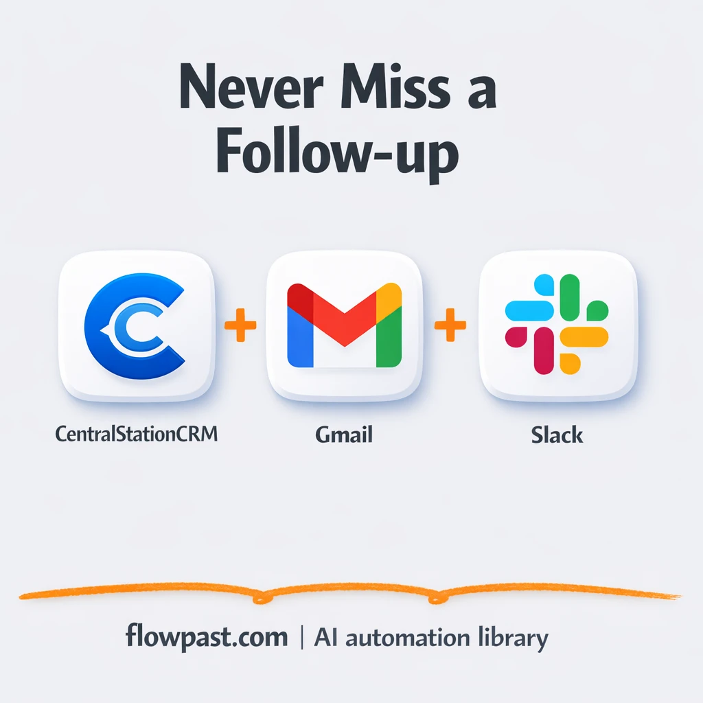 Gmail + Slack follow ups that keep leads warm - n8n workflow automation template