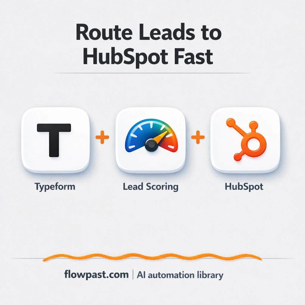 Typeform to HubSpot, qualified leads without guesswork - n8n workflow automation template