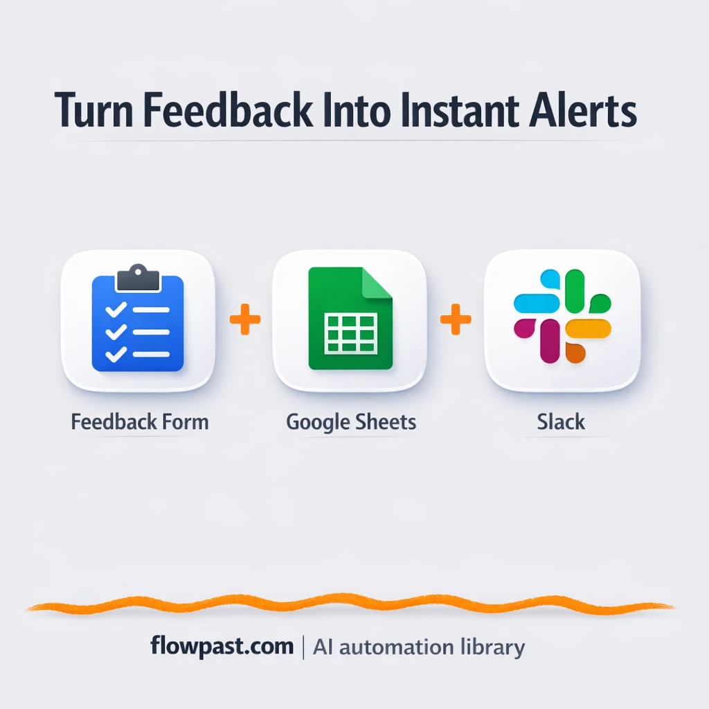 Slack + Google Sheets for instant event feedback - n8n workflow automation template