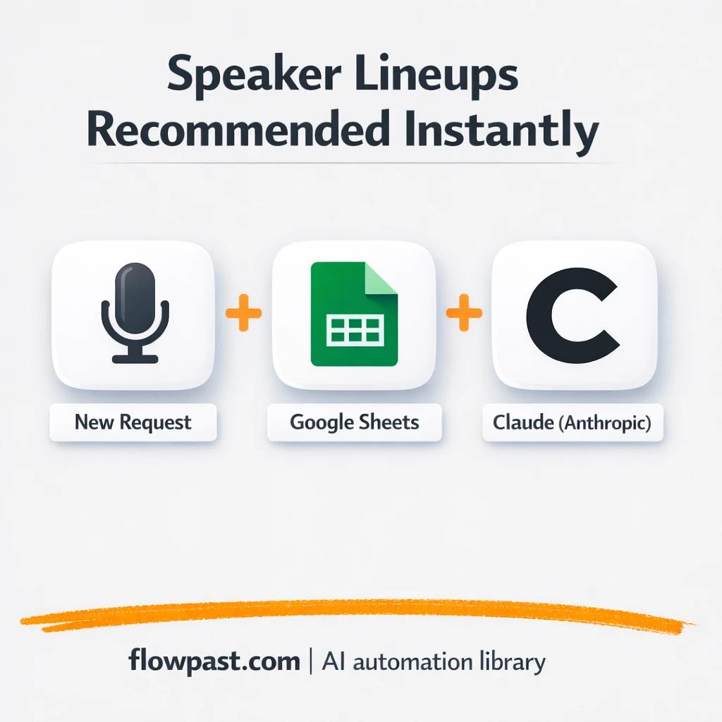 Google Sheets + Claude AI: smarter session picks - n8n workflow automation template