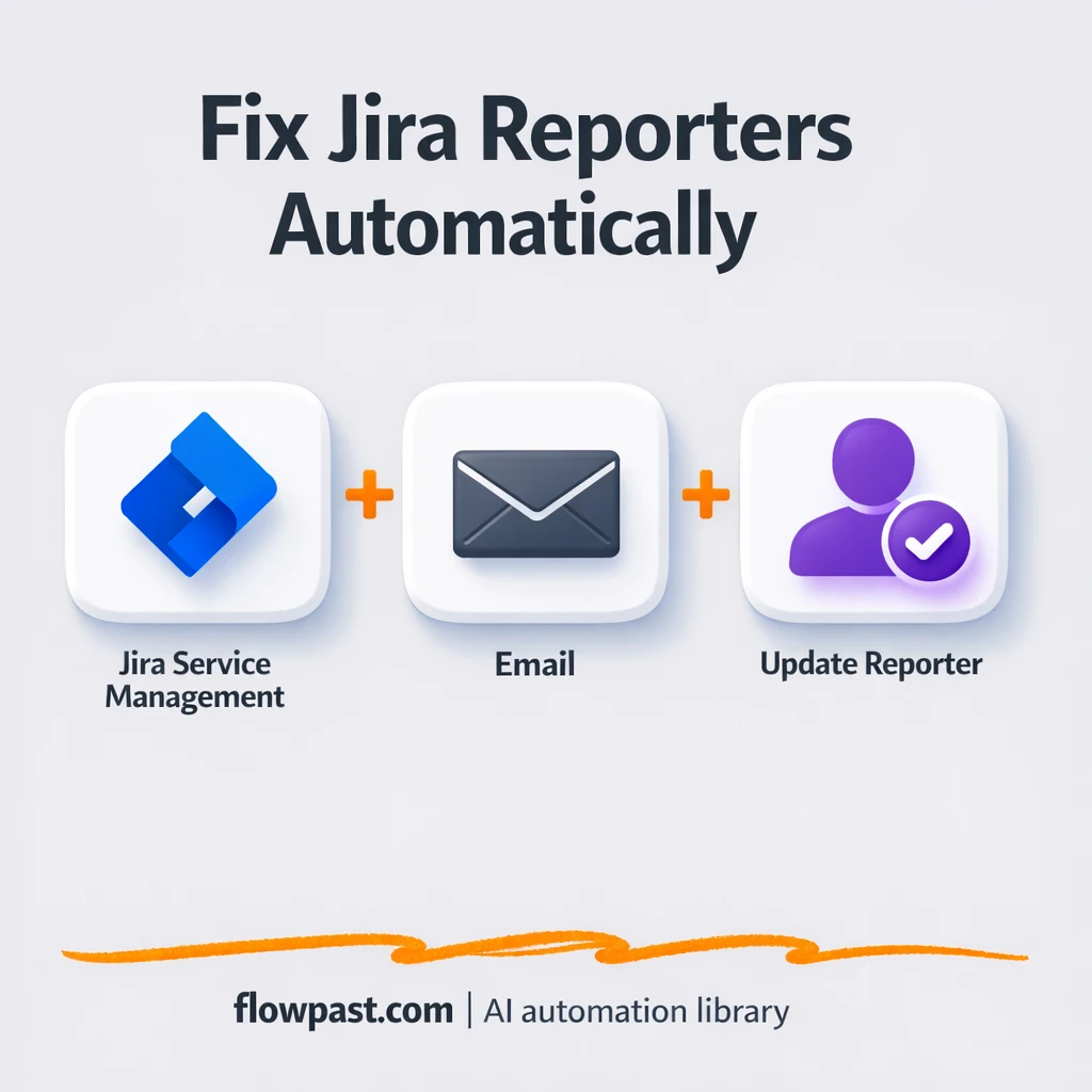 Jira + Gmail: tickets get the right reporter - n8n workflow automation template