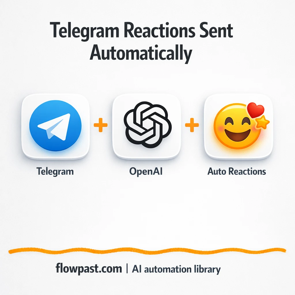 Telegram + OpenAI: reaction boosts without counting - n8n workflow automation template