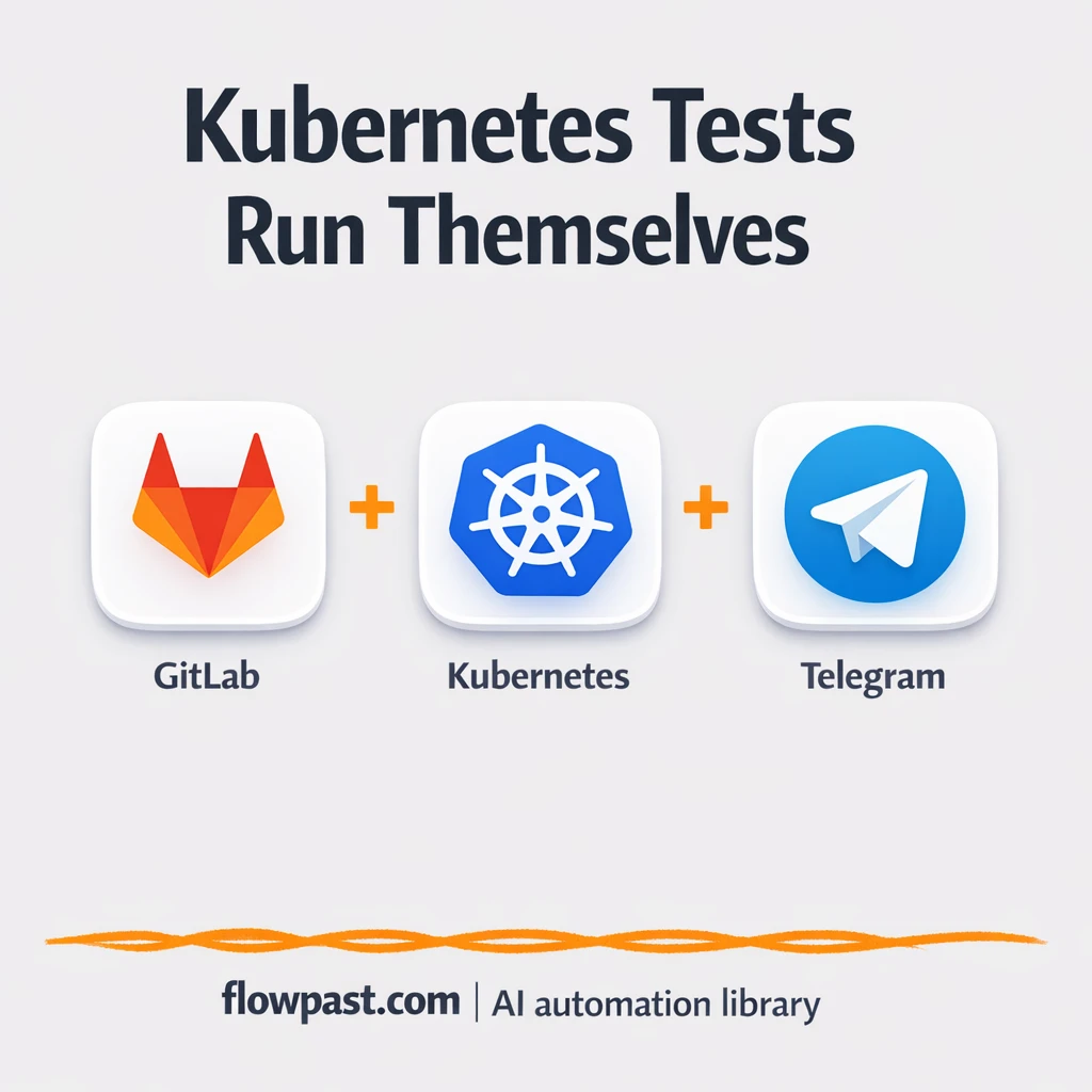 GitLab to Telegram, Kubernetes test reports delivered - n8n workflow automation template