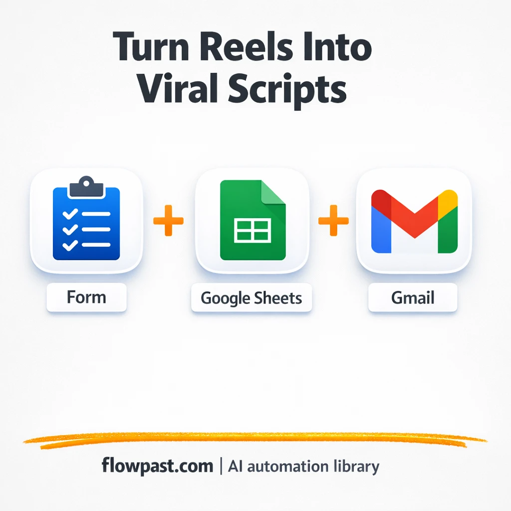 Instagram Reels to Google Sheets, scripts ready to film - n8n workflow automation template