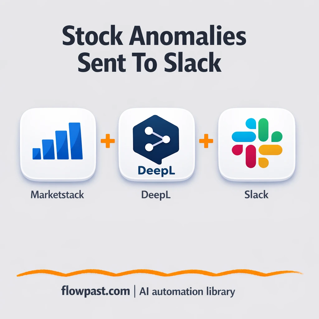 Marketstack to Slack, bilingual stock anomaly alerts - n8n workflow automation template