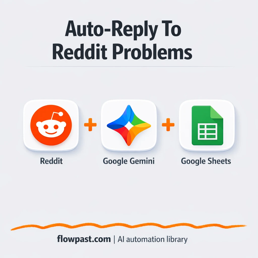 Reddit + Google Sheets: replies logged and ready - n8n workflow automation template