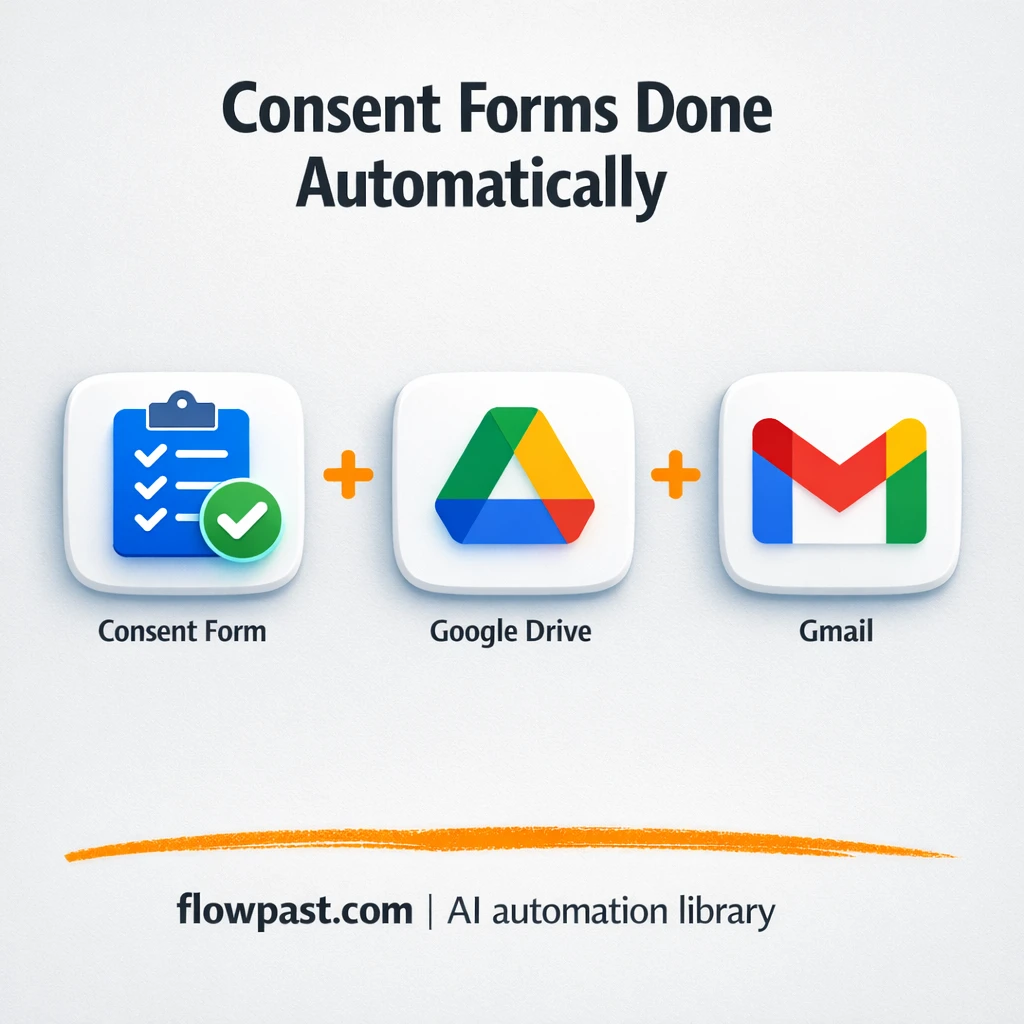 Google Drive + Gmail, consent PDFs filed and sent - n8n workflow automation template
