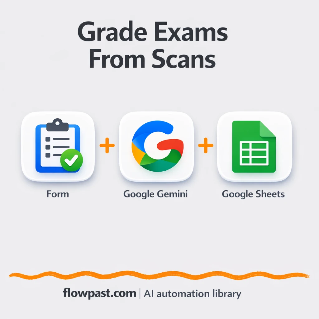 Google Docs to Google Sheets, exam scores logged - n8n workflow automation template