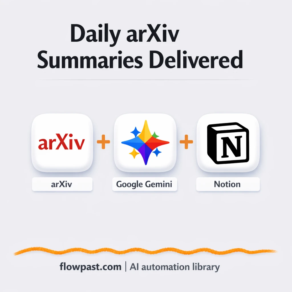 arXiv to Notion, with Telegram digests you trust - n8n workflow automation template