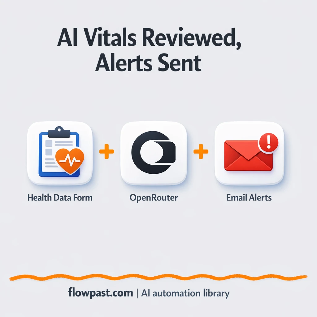 OpenRouter + Gmail: patient alerts without constant checks - n8n workflow automation template