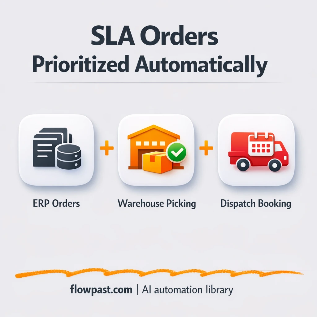 Odoo + Gmail: SLA-safe picking priorities, sent daily - n8n workflow automation template
