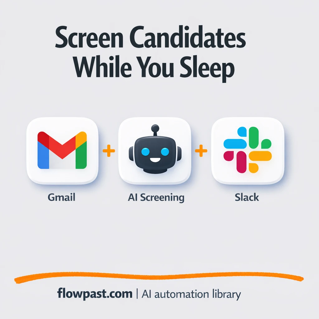 Gmail + Google Sheets: resume shortlists stay clean - n8n workflow automation template