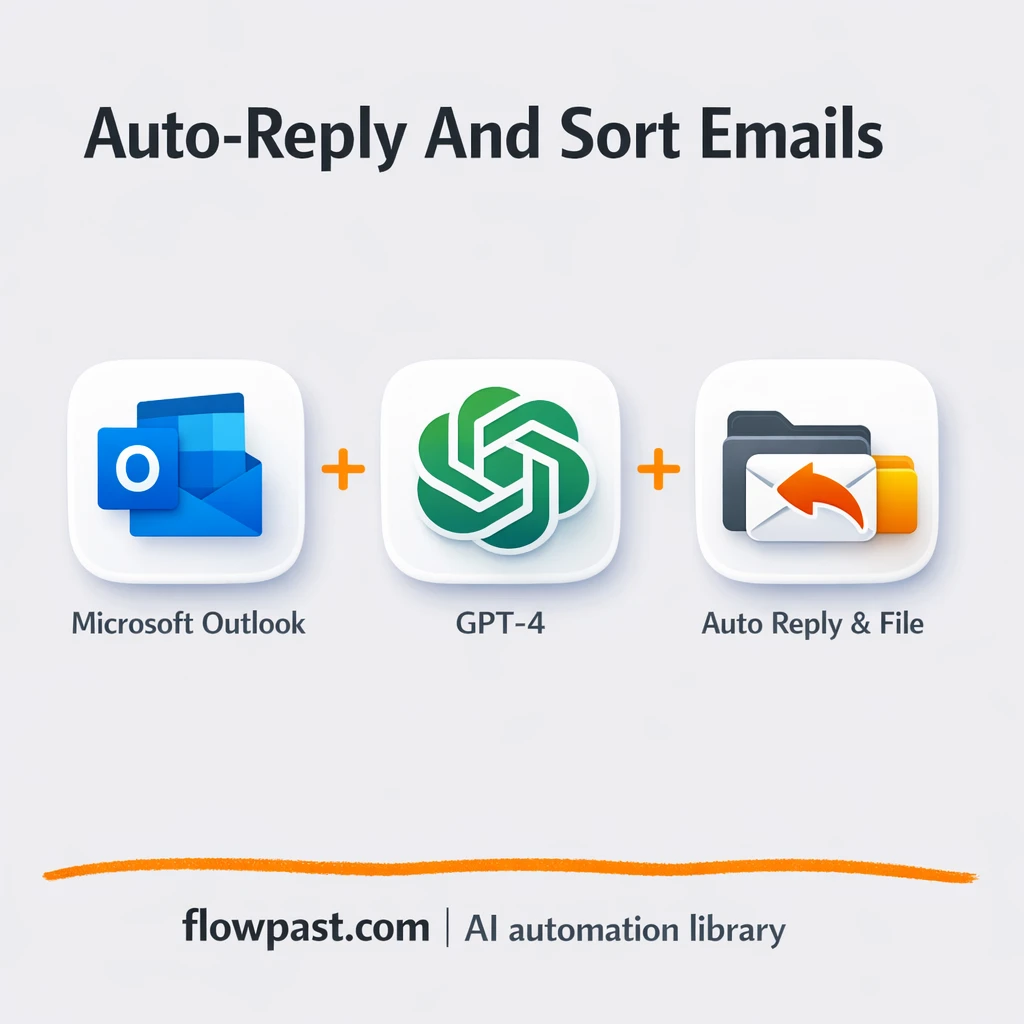 Outlook + GPT-4: clean inbox, faster replies - n8n workflow automation template