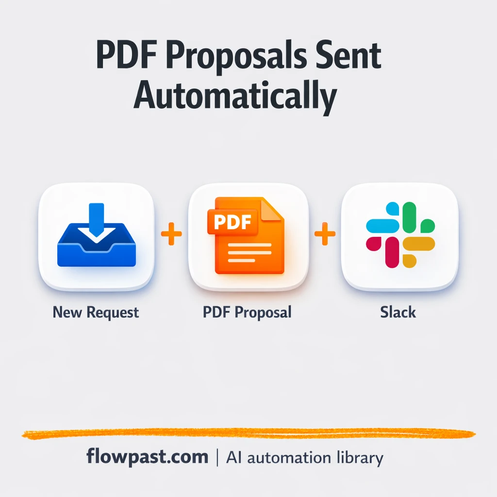 Gmail + Google Drive proposals, sent and filed fast - n8n workflow automation template