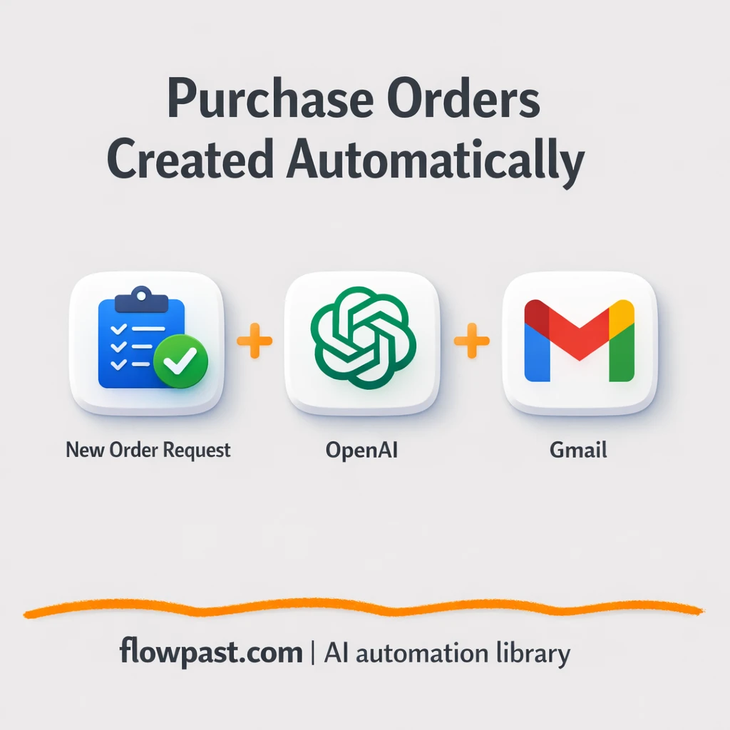 Slack + Google Drive: purchase orders done right - n8n workflow automation template