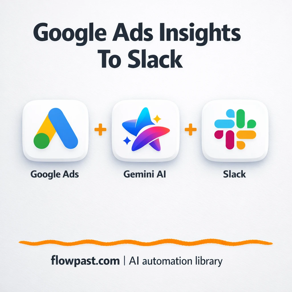 Google Ads + Slack: search term waste spotted fast - n8n workflow automation template