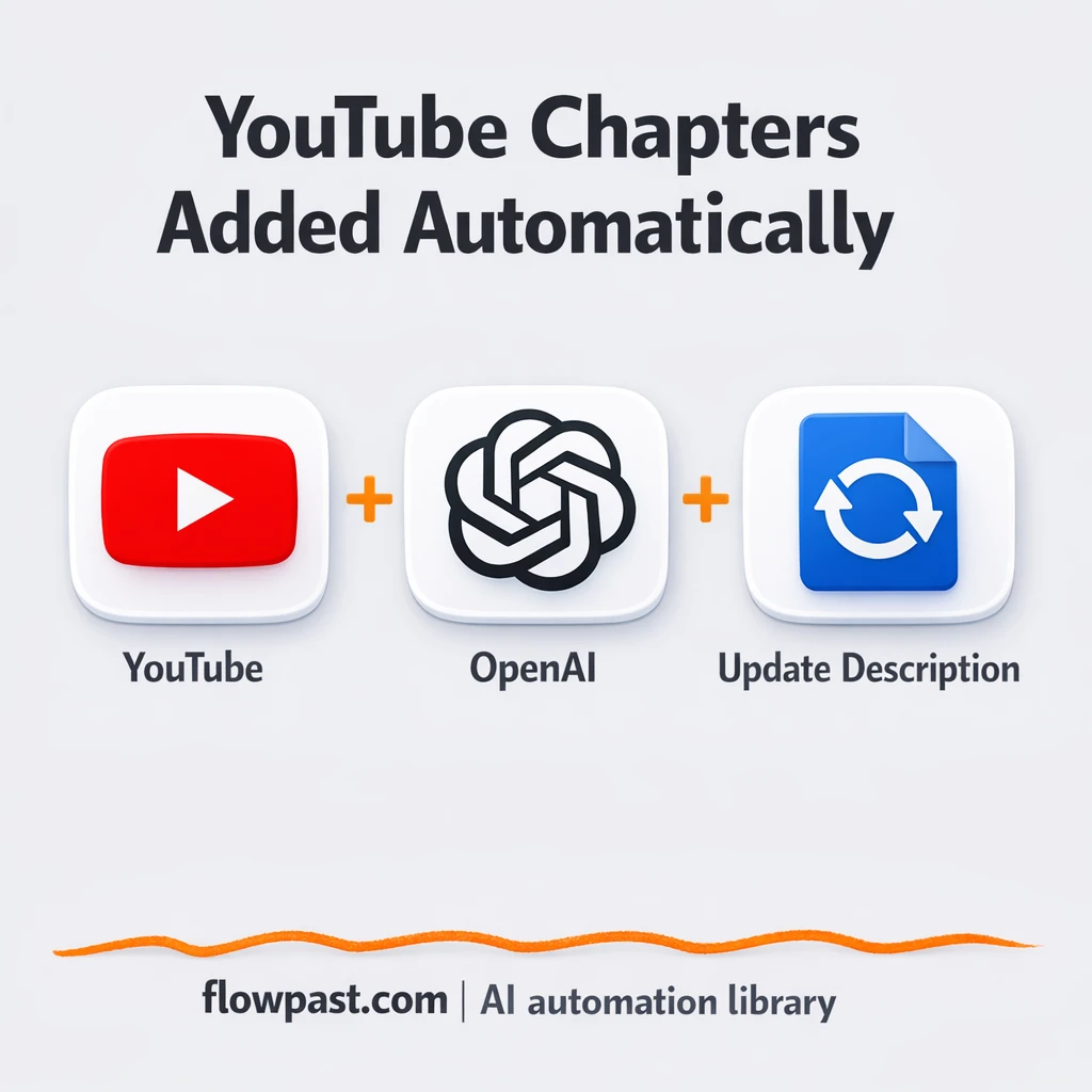 YouTube + Airtable: chapters added to every upload - n8n workflow automation template