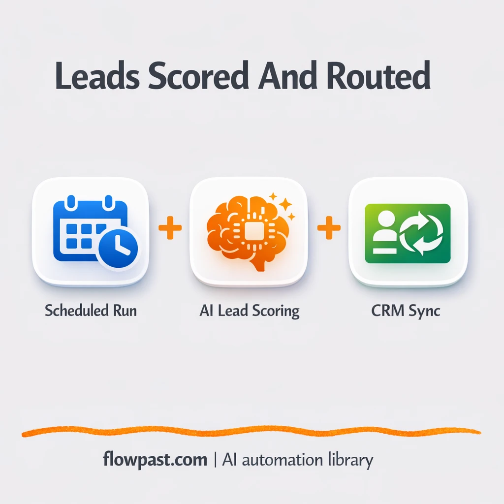 OpenAI + Google Sheets: smarter lead routing - n8n workflow automation template