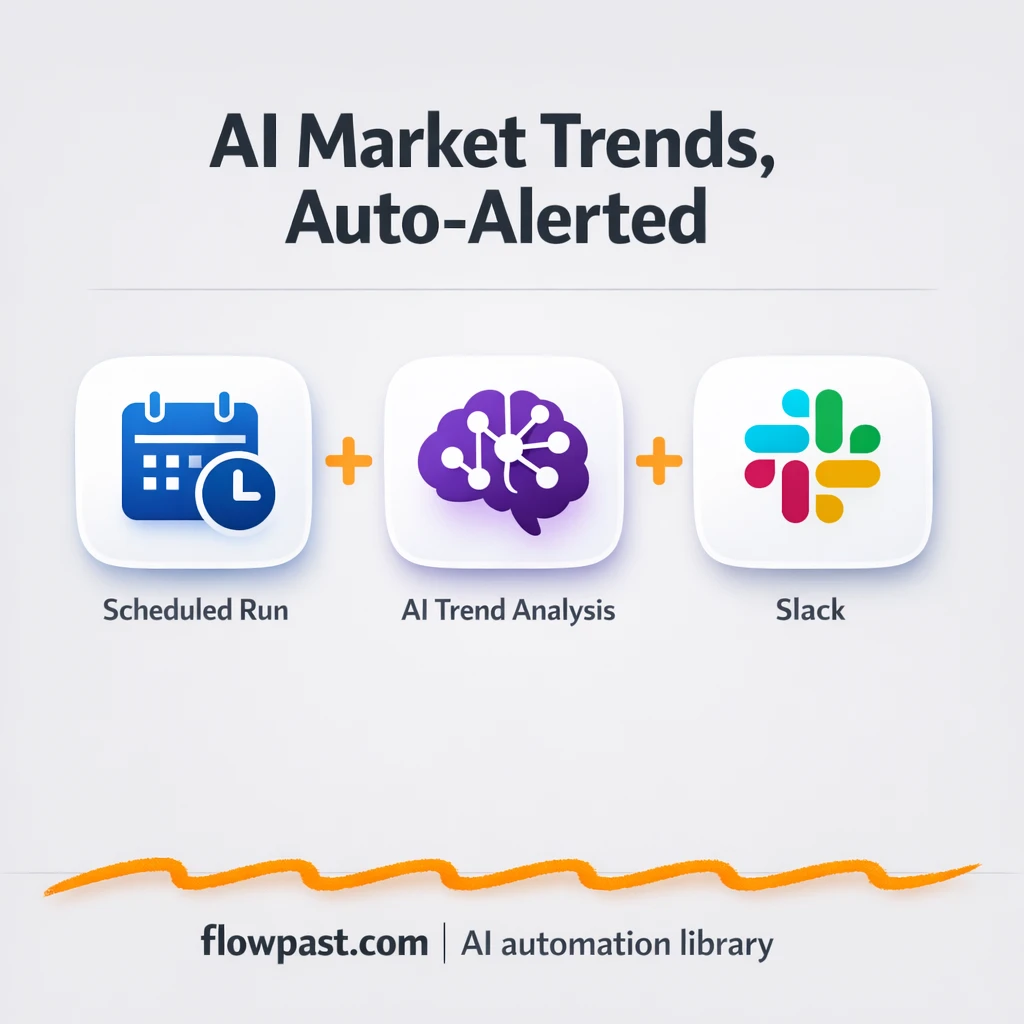 Slack + Gmail market intel summaries, always current - n8n workflow automation template