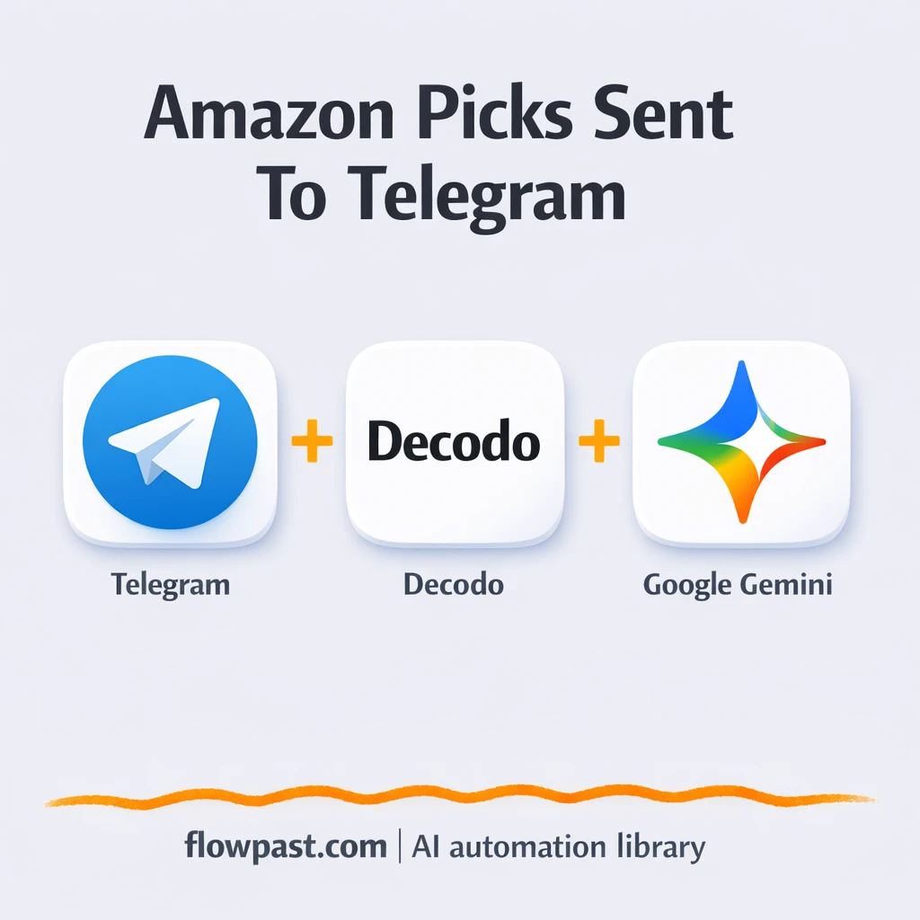 Amazon to Telegram, instant product comparisons - n8n workflow automation template