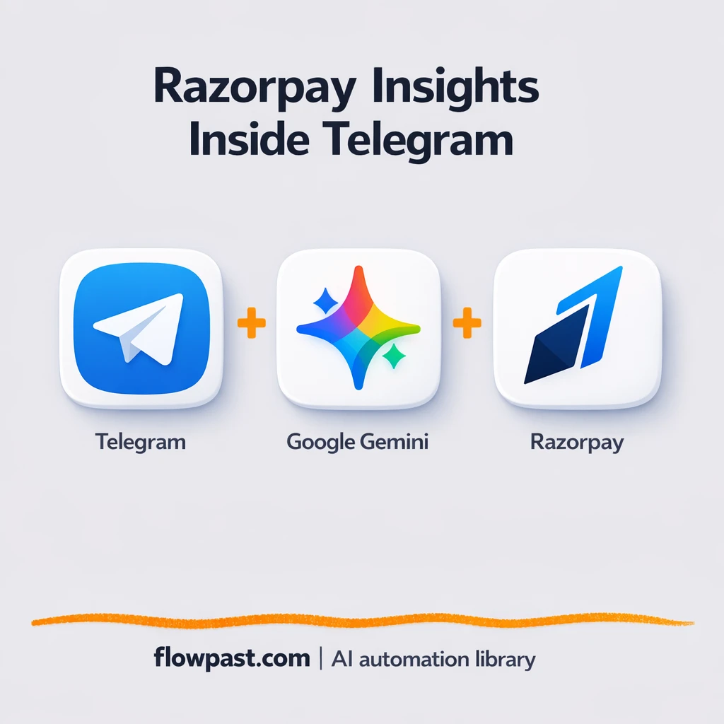 Razorpay meets Telegram for instant payment summaries - n8n workflow automation template