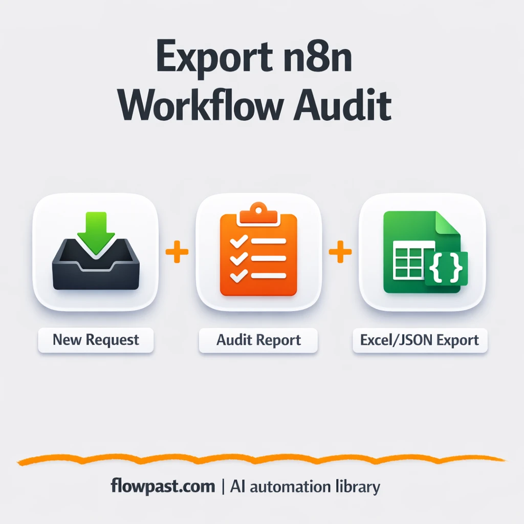 Webhook to Excel, instant audit reports you can share - n8n workflow automation template
