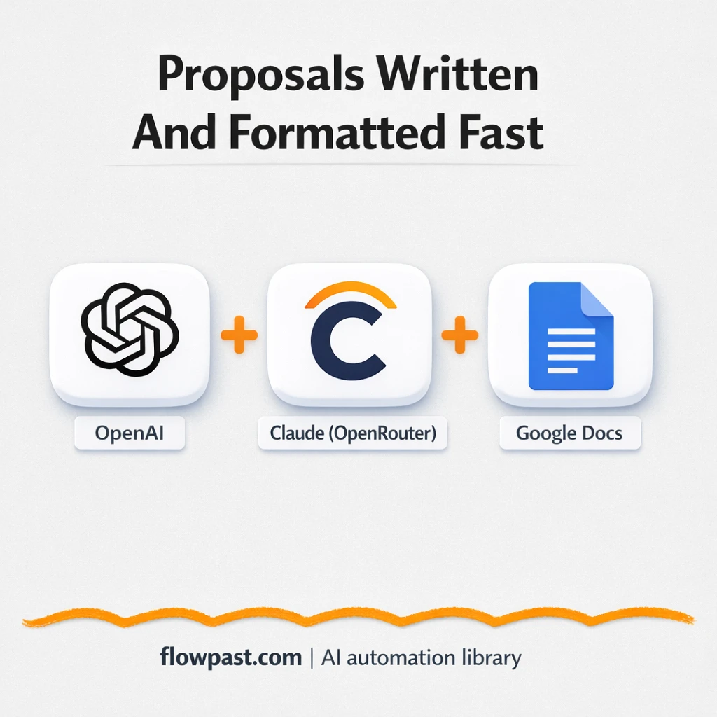 Google Docs + Slack: proposals drafted, ready to send - n8n workflow automation template