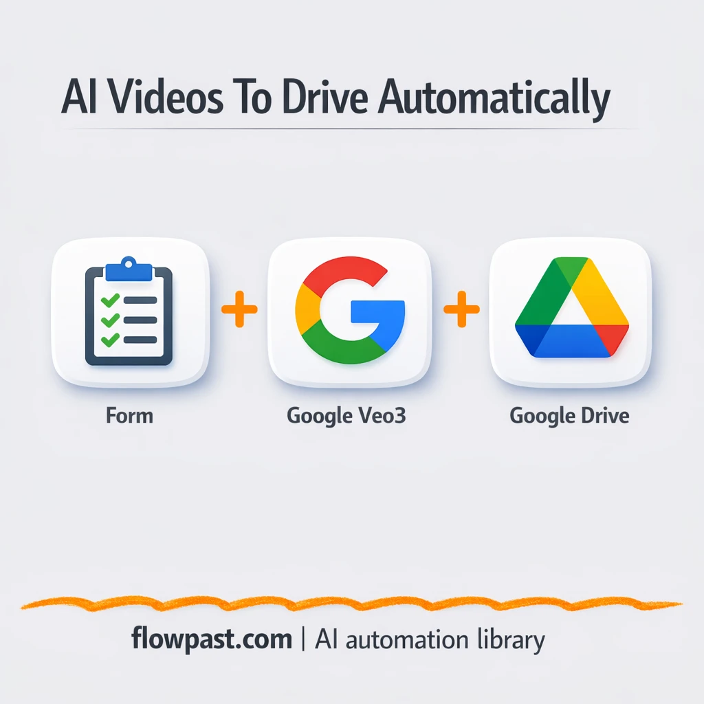 Google Drive + Email: share Veo3 videos automatically - n8n workflow automation template