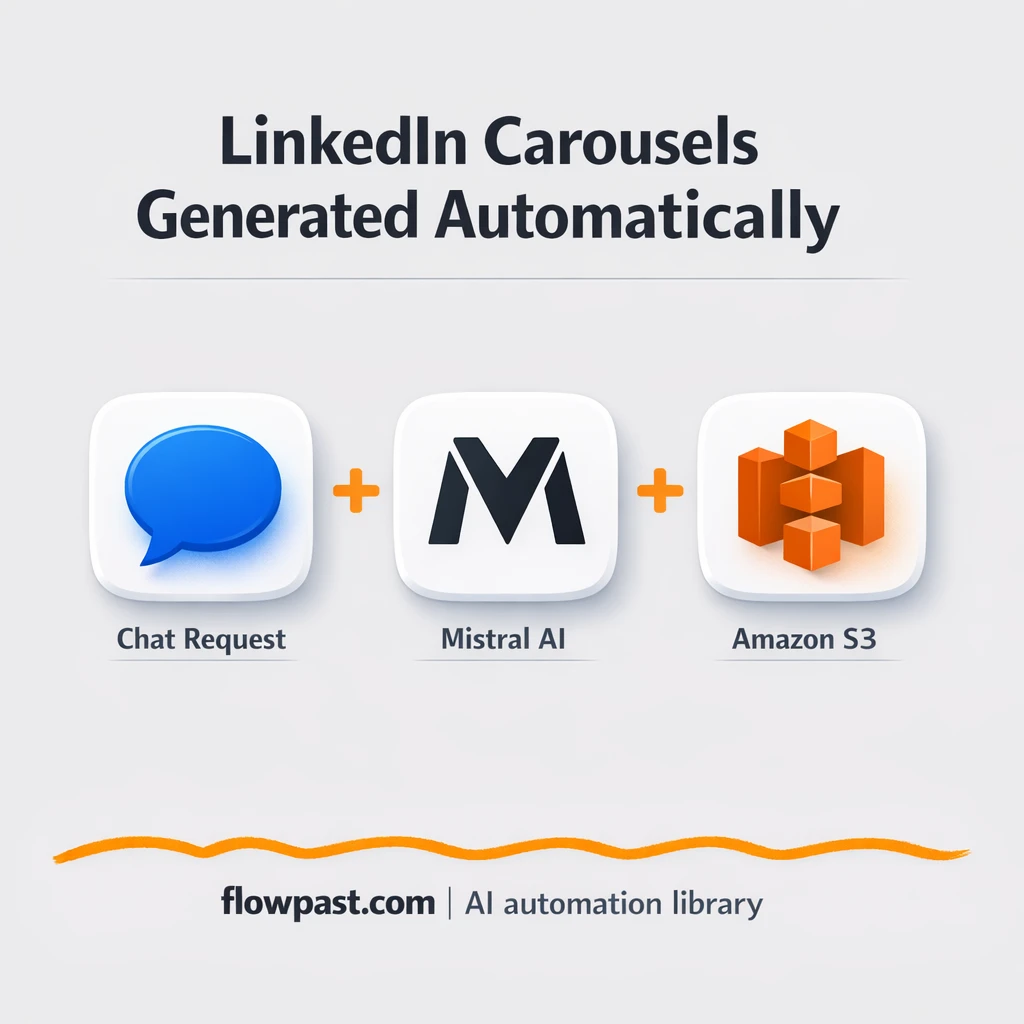 Google Drive to Amazon S3, carousel slides ready - n8n workflow automation template