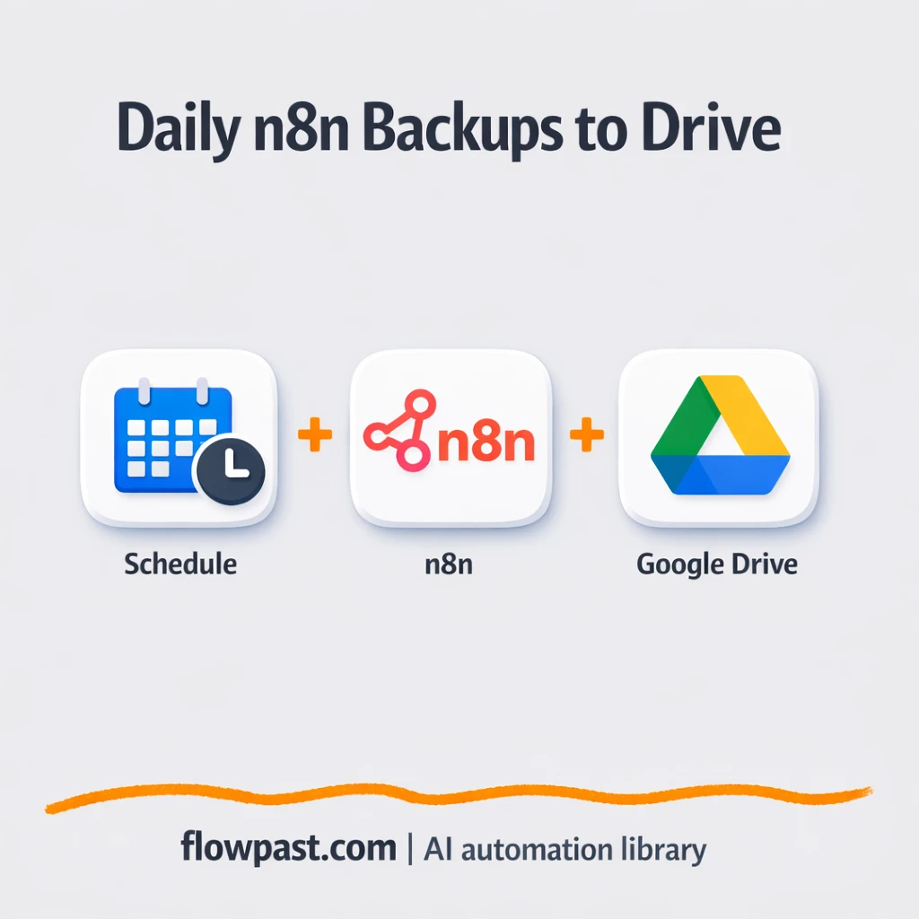 Google Drive backups with Slack alerts, no guesswork - n8n workflow automation template