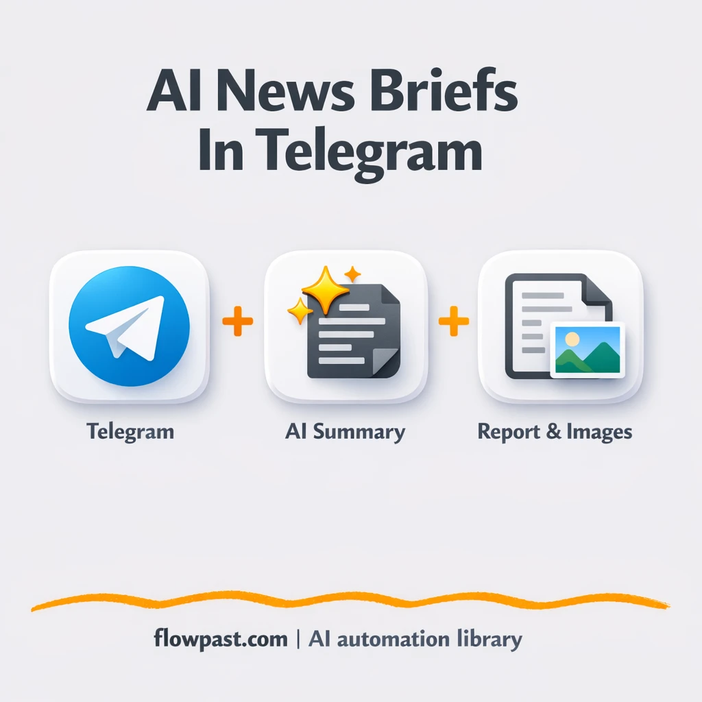 Telegram + OpenAI: turn links into instant briefs - n8n workflow automation template