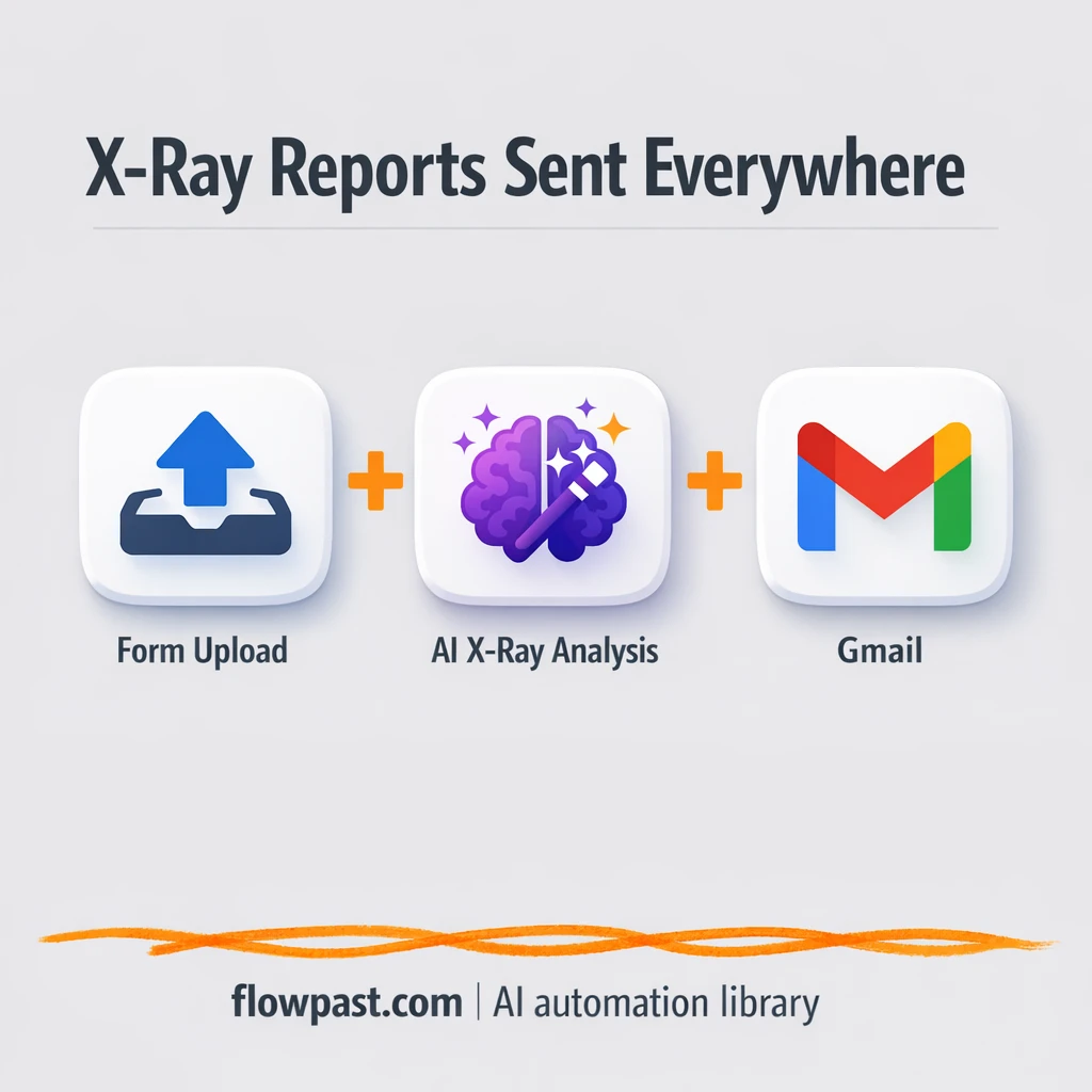 Gmail + Telegram, x ray reports shared and filed - n8n workflow automation template