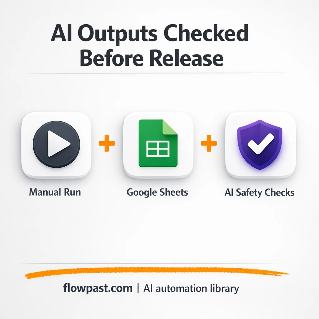 Google Sheets + Gemini: safer prompts, ranked fast - n8n workflow automation template