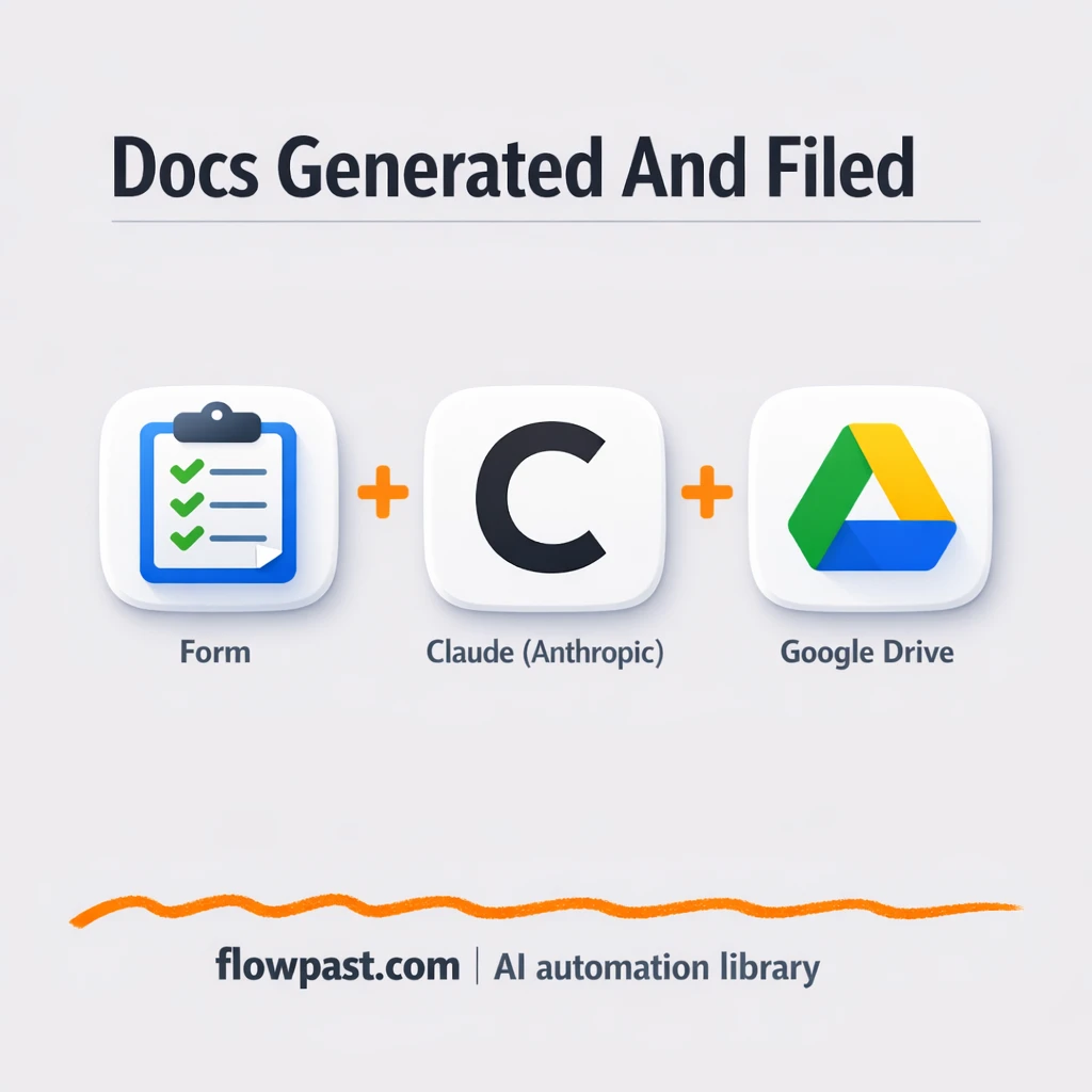 Claude to Google Drive, client ready files delivered - n8n workflow automation template