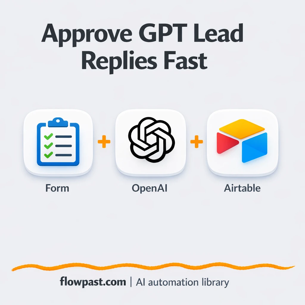 Gmail + Airtable: approved lead replies, logged - n8n workflow automation template