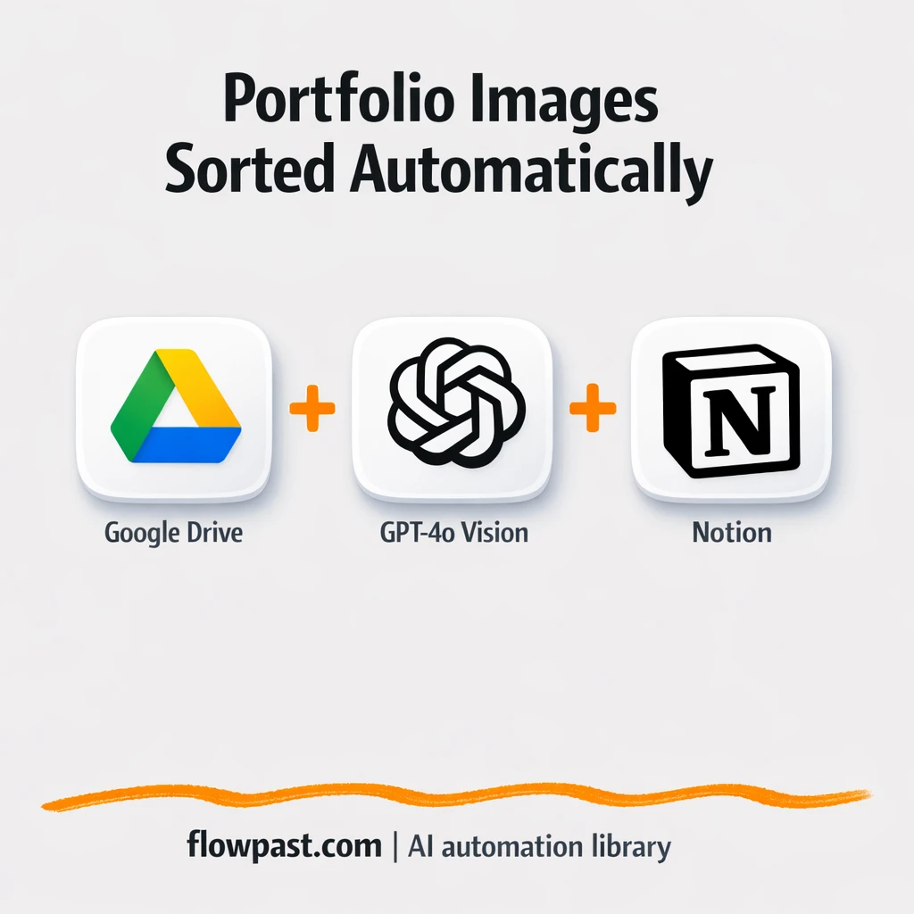 Google Drive + Notion: auto-tag images, stay organized - n8n workflow automation template