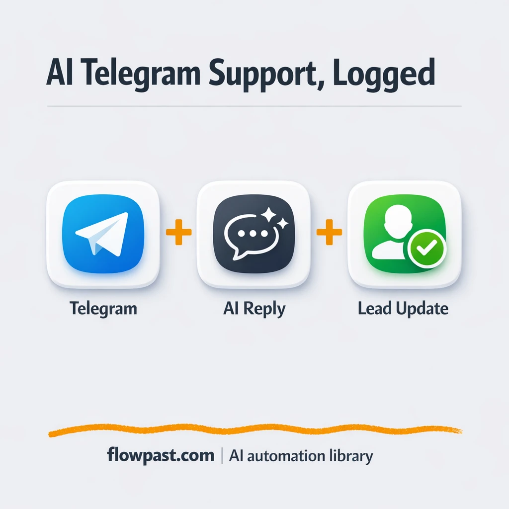 Telegram + Google Sheets: every chat becomes a lead - n8n workflow automation template