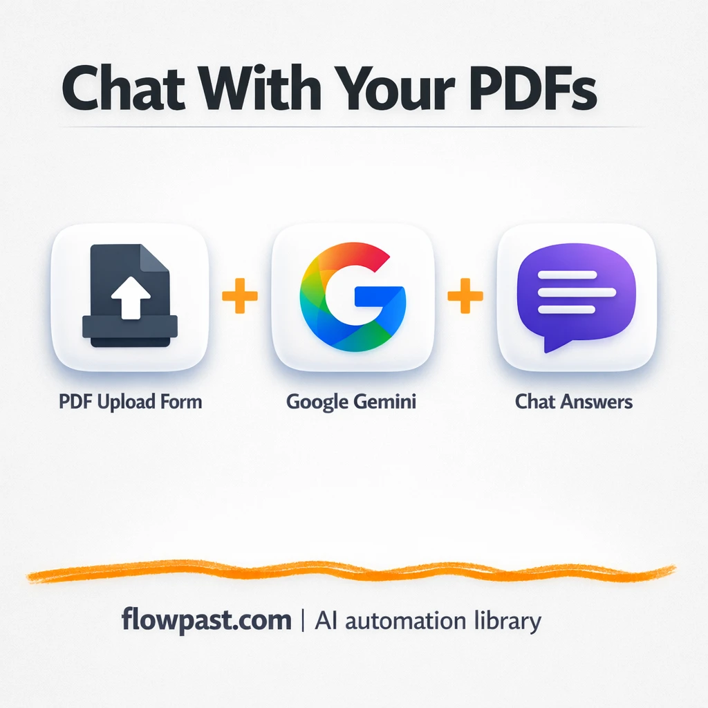 Google Gemini + Slack, answers from your PDFs - n8n workflow automation template
