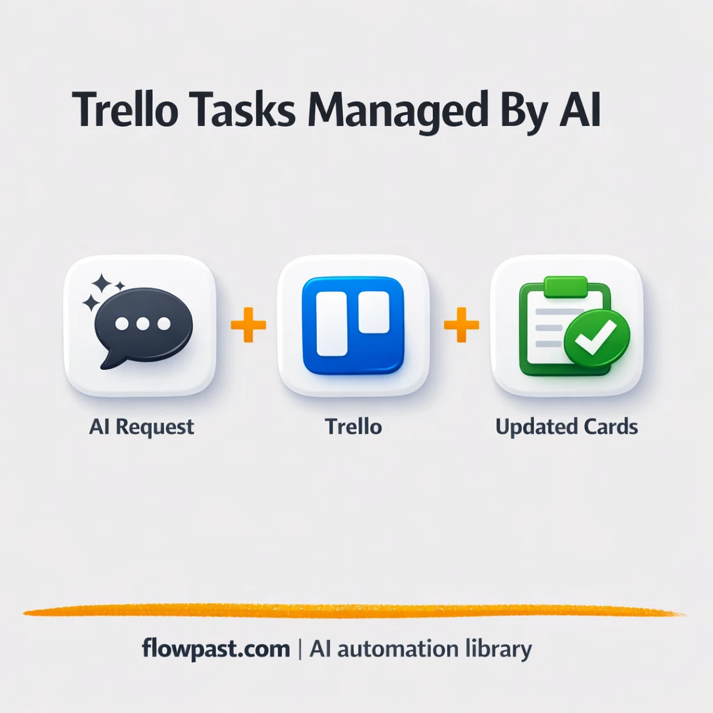Trello + ChatGPT: keep boards clean without nagging - n8n workflow automation template